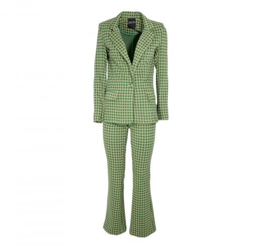 MDM Mademoiselle du Monde Tailleur Donna ART. 128 Colore. Verde