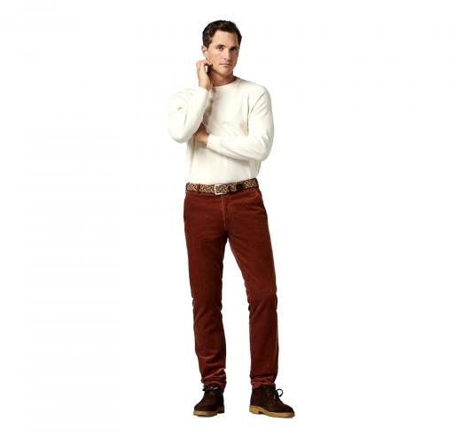 MEYER Cintura da Uomo Elasticizzata Modello 616/03 Colore Marrone Multicolore