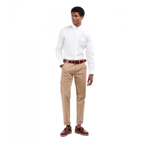 Barbour Camicia Uomo Oxford Slim Fit Colore Bianco  Mod. MSH5170WH11