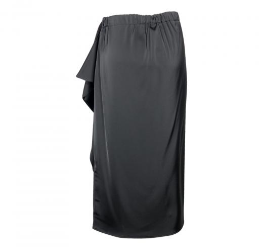 MDM Mademoiselle du Monde Gonna Donna Longuette ART 244 Colore Nero