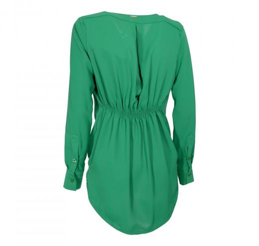 MDM Mademoiselle du Monde Blusa Donna ART 1270 Colore Verde