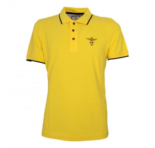 AERONAUTICA MILITARE Polo Uomo PO1308 Colore Giallo