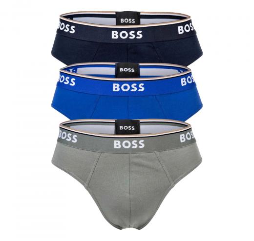 BOSS Slip Cotone Elasticizzato Elastico Logo Confezione Da Tre 50489611 02