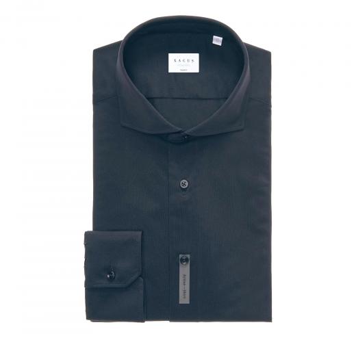 XACUS Camicia Uomo Active Shirt Tailor Fit 11460055 003 Blu Tessuto Elasticizzato