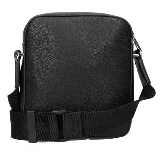 BOSS Tracolla Uomo Reporter Bag Ray_NS Zip 50536475 Similpelle Nero