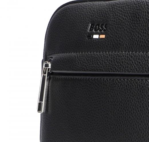 BOSS Tracolla Uomo Reporter Bag Ray_NS Zip 50536475 Similpelle Nero