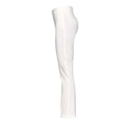 PINKO Pantalone Donna Bello Lino Stretch Colore Bianco
