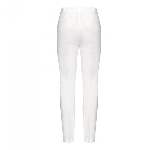 PINKO Pantalone Donna Bello Lino Stretch Colore Bianco