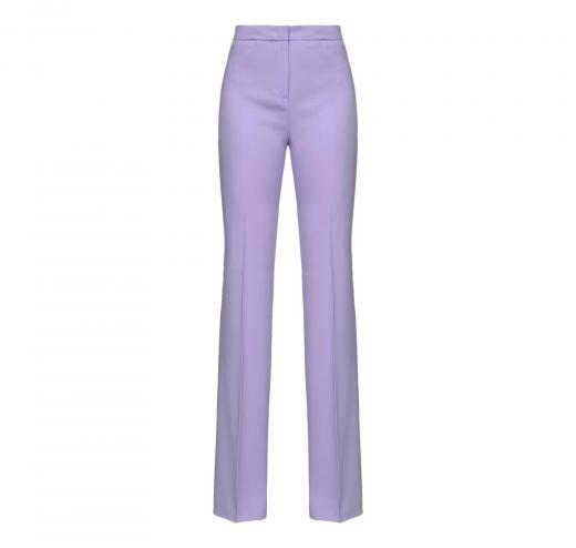 PINKO Pantalone Donna Hulka Crepe Stretch Colore Purple