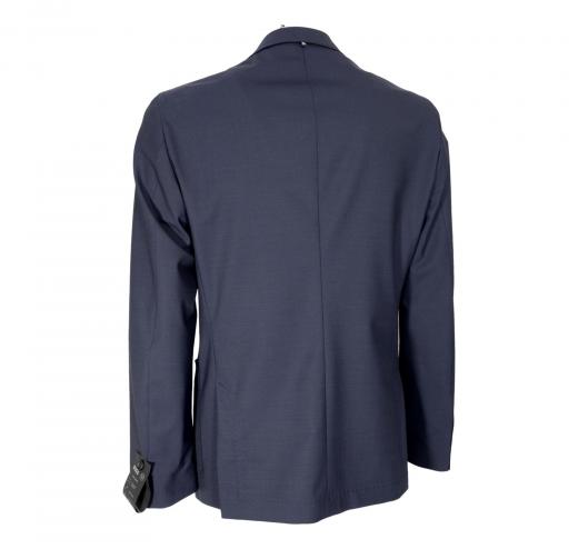 BOSS Giacca Uomo Slim Fit Lana Elasticizzata 50490126 Colore Blu