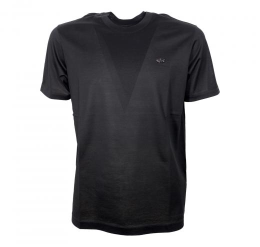 PAUL SHARK T-Shirt in cotone Manica corta Regular Fit 21411016 Nero