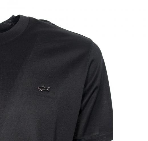 PAUL SHARK T-Shirt in cotone Manica corta Regular Fit 21411016 Nero