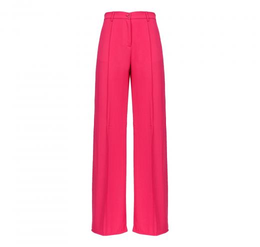 PINKO Pantalone Donna Pureza Crepe Fluido Colore Fucsia