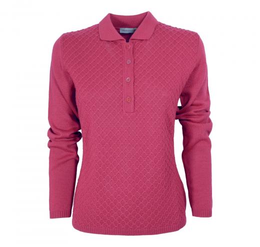 ELISABETTA B. Polo Donna Lana Art. 875 Colore Fucsia 06