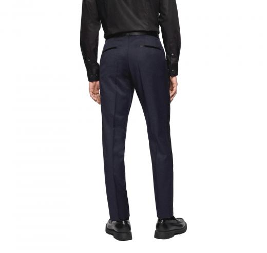 BOSS Pantaloni Da Smoking Slim Fit H-GENIUS-TUX-B1 50469186 Colore Blu Scuro