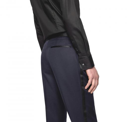 BOSS Pantaloni Da Smoking Slim Fit H-GENIUS-TUX-B1 50469186 Colore Blu Scuro