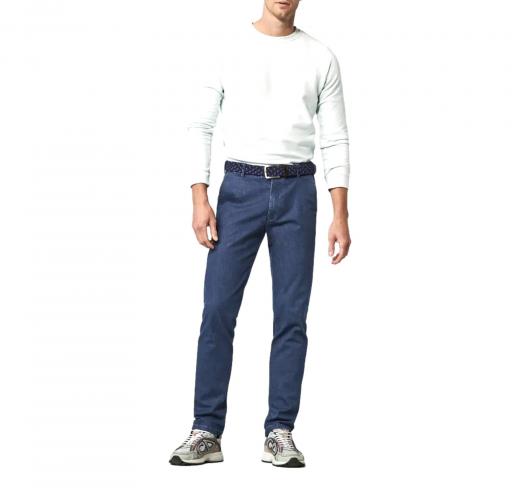 MEYER Pantalone Uomo Denim stone Coolmax Travel Chino Oslo 1-4176/17