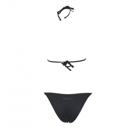 PINKO Slip Bikini Donna Balcone con Logo Colore Nero