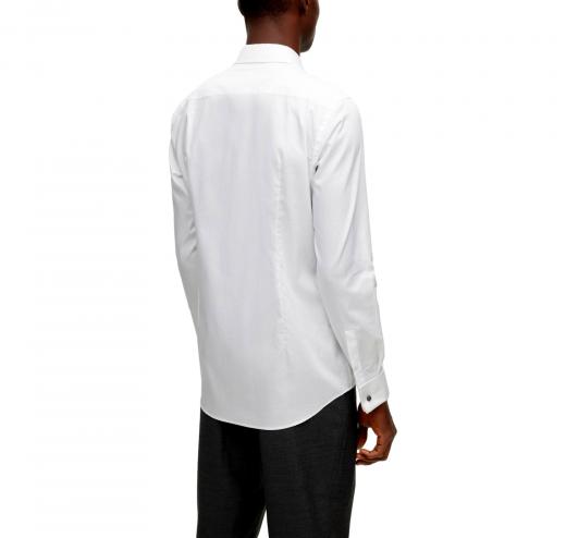 BOSS Camicia Polsini gemelli Slim Cotone Elasticizzato Facile Stiro 50480093
