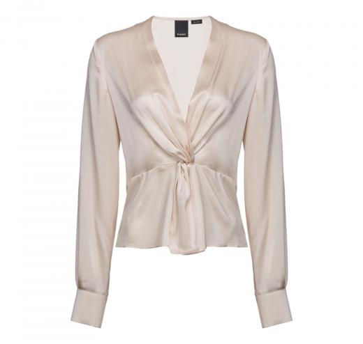 PINKO Blusa Donna in seta BARADERO Colore Rosa Nuvola