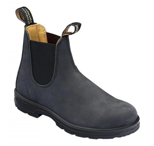 BLUNDSTONE Stivaletti Australiani Elastic Sided Boot Lined 587 Rustic Black