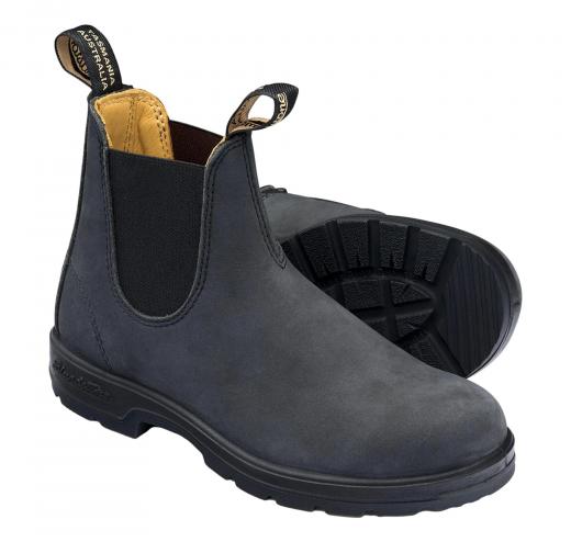 BLUNDSTONE Stivaletti Australiani Elastic Sided Boot Lined 587 Rustic Black