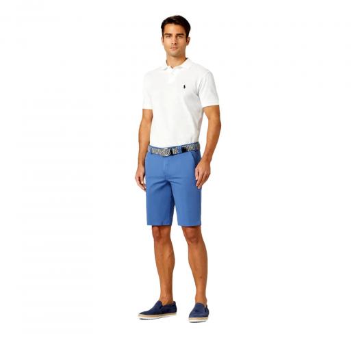 MEYER Bermuda in cotone stretch Modello 1-3130/17 B-Palma Colore Blu Chiaro