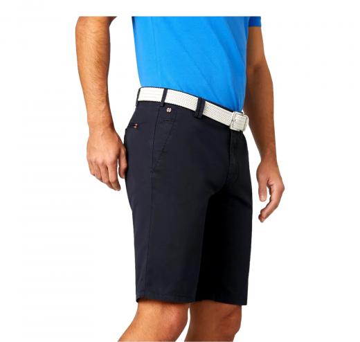 MEYER Bermuda in Cotone Stretch Modello B-Palma 1-3130/19 Colore Blu