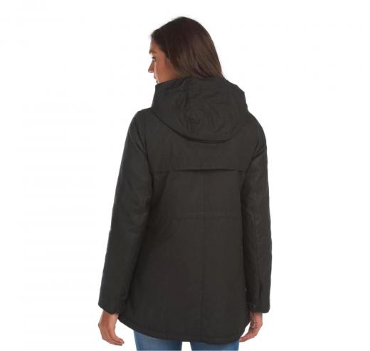 BARBOUR Parka Donna Cassley Wax LWX1080BK71 Nero Elegante Casual