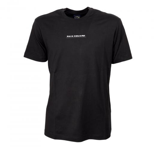PAUL SHARK T-shirt Uomo In Cotone con Stampa 13311616 Col Nero