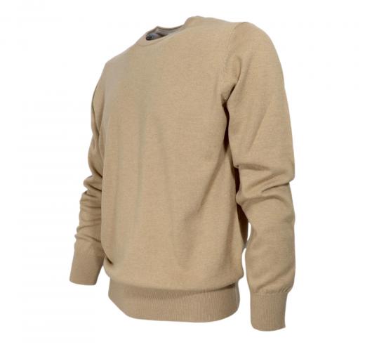 CASHMERE COMPANY Maglia Girocollo IU901 1511 Cashmere Lana e Seta Colore Beige