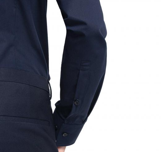 HUGO BOSS Camicia business slim fit in popeline di cotone C-Jenno  50289499 BLU