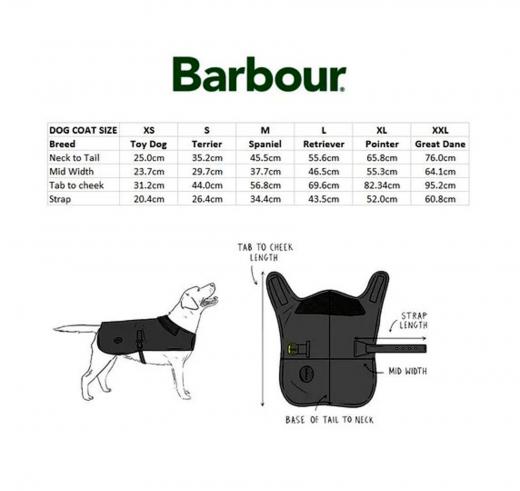 BARBOUR Tartan Dog Coat Cappotto per cani DCO0005TN11 Classic Tartan