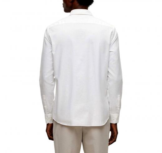 BOSS Camicia Uomo Botton Down C-HAL-BD-C1-223 50490412 Bianco