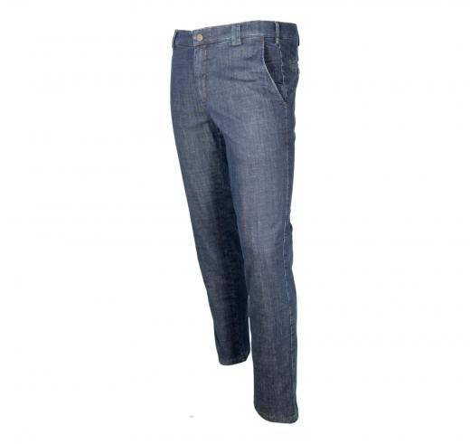 MEYER Jeans Uomo Modello Roma in Denim Termico Foderato Internamente 2-3923/17 Blu