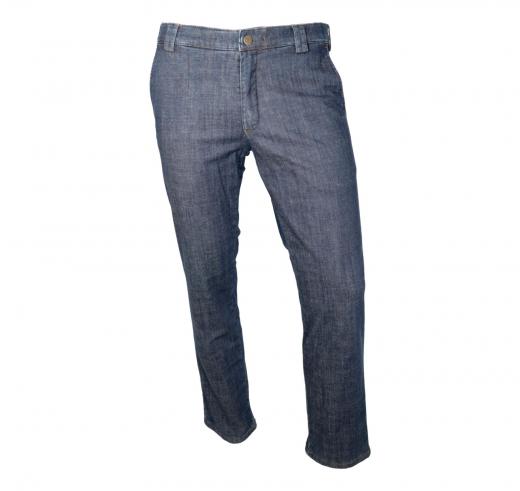 MEYER Jeans Uomo Modello Roma in Denim Termico Foderato Internamente 2-3923/17 Blu