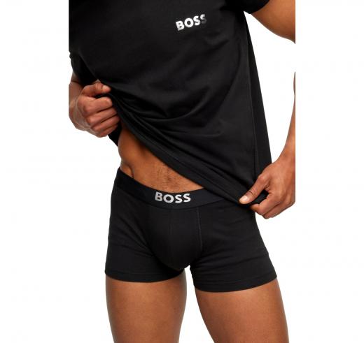 BOSS Set Intimo in Cotone con T-Shirt e Boxer TSHIRTRN+TRUNK GIFT - 50499659 Nero