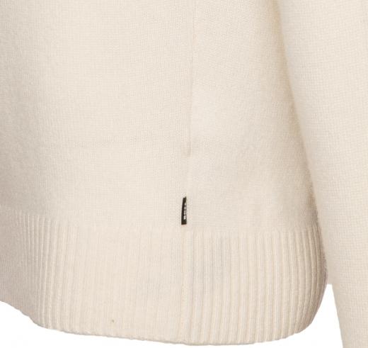 BOSS Maglione Uomo Regular Fit In Puro Cashmere Maglio 50500668 Colore Bianco