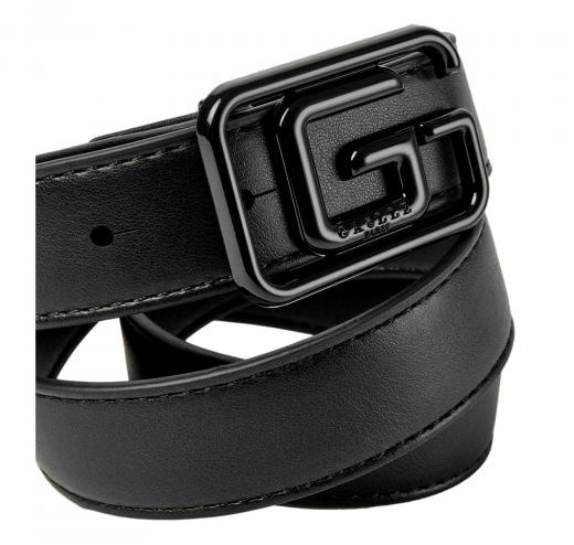 GAELLE PARIS Cintura Donna con Logo Maxi su tono GBADM5128 Nero