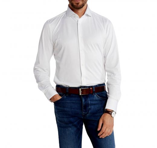 BOSS Camicia Uomo Tessuto Elasticizzato Slim Fit 50503533 Colore Bianco