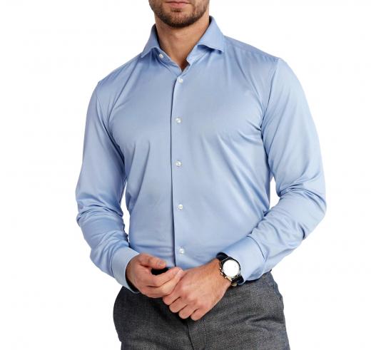 BOSS Camicia Uomo Tessuto Elasticizzato Slim Fit 50503533 Colore Celeste