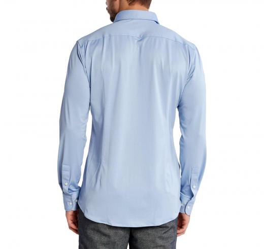 BOSS Camicia Uomo Tessuto Elasticizzato Slim Fit 50503533 Colore Celeste