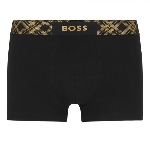 BOSS Set Intimo Uomo Con Calze e Boxer In Cotone Elasticizzato Con Dettagli Luccicanti 50500374 Colore Nero
