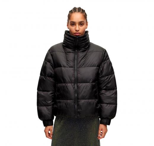 BOSS Giubbotto Donna Piumino Regular Fit In Tessuto Lucido 50498806 Colore Nero