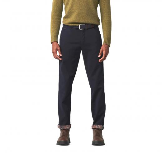 MEYER Pantalone Uomo Thermal Tricotine Modello Chicago 2-3926/18 Perfect Fit Colore Marine
