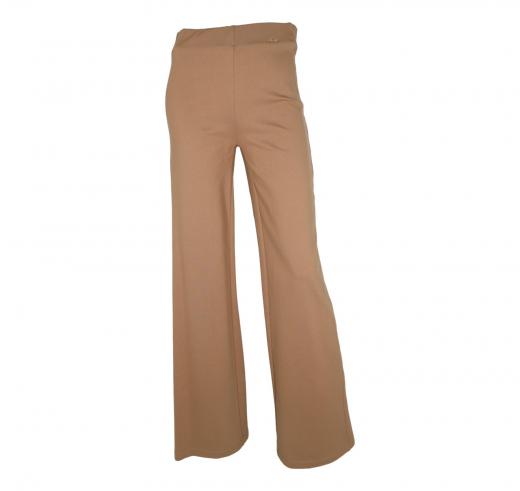 MDM Mademoiselle Du Monde Pantalone Donna Taglio Dritto Articolo MDM275 Colore Beige