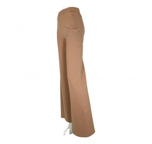 MDM Mademoiselle Du Monde Pantalone Donna Taglio Dritto Articolo MDM275 Colore Beige