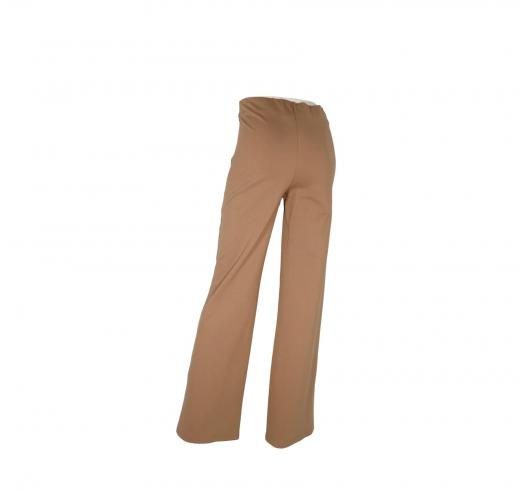 MDM Mademoiselle Du Monde Pantalone Donna Taglio Dritto Articolo MDM275 Colore Beige