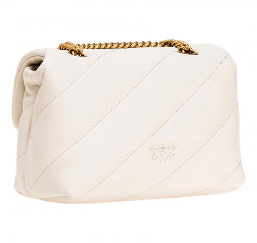 PINKO Borsa Donna Love Mini Puff Sheep Nappa 100039 Z14Q Colore Bianco