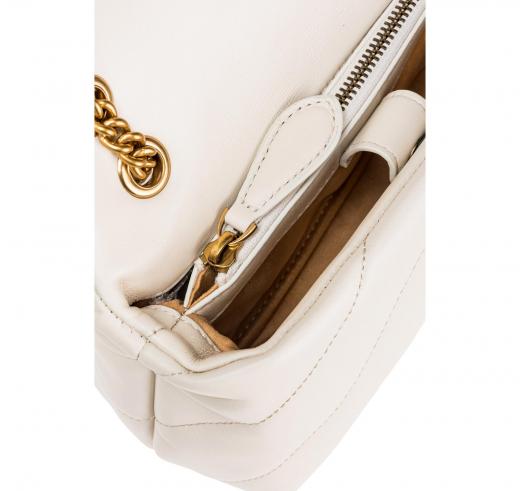 PINKO Borsa Donna Love Mini Puff Sheep Nappa 100039 Z14Q Colore Bianco